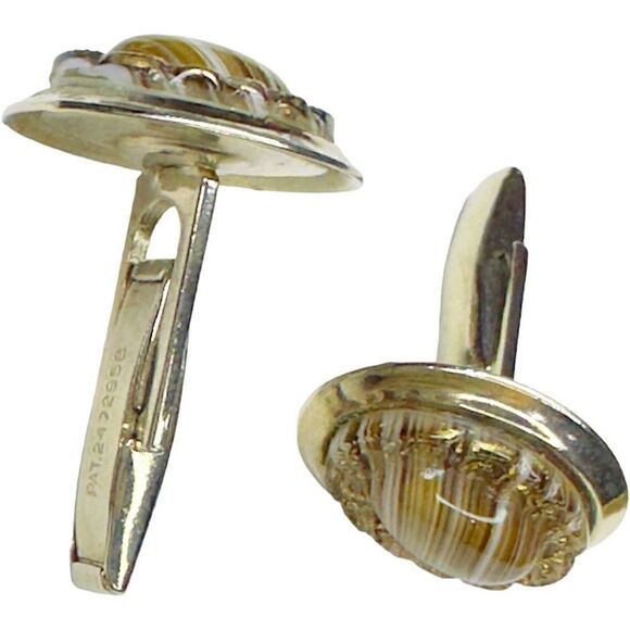 VINTAGE Lucite Cuff Links Vintage Lucite Cufflinks EUC - Picture 5 of 7